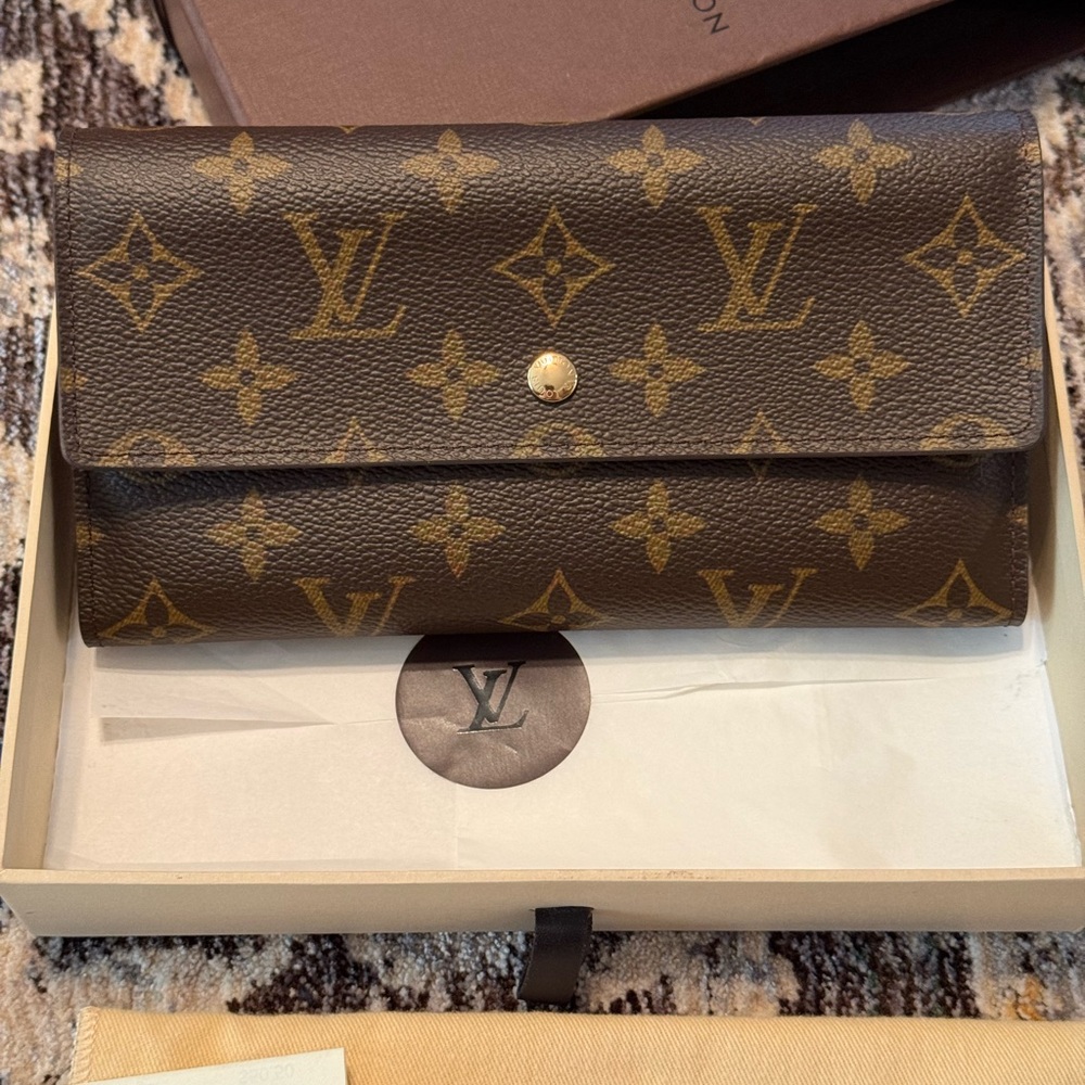 NWT Vintage Louis Vuitton M61215 Monogram Porte Tresor International Long Wallet - Picture 4 of 16